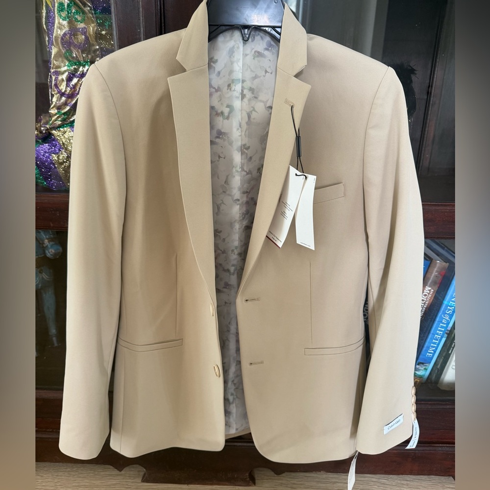 CALVIN KLEIN  Big Boys Slim-Fit Stretch Performance Suit Jacket Size 18